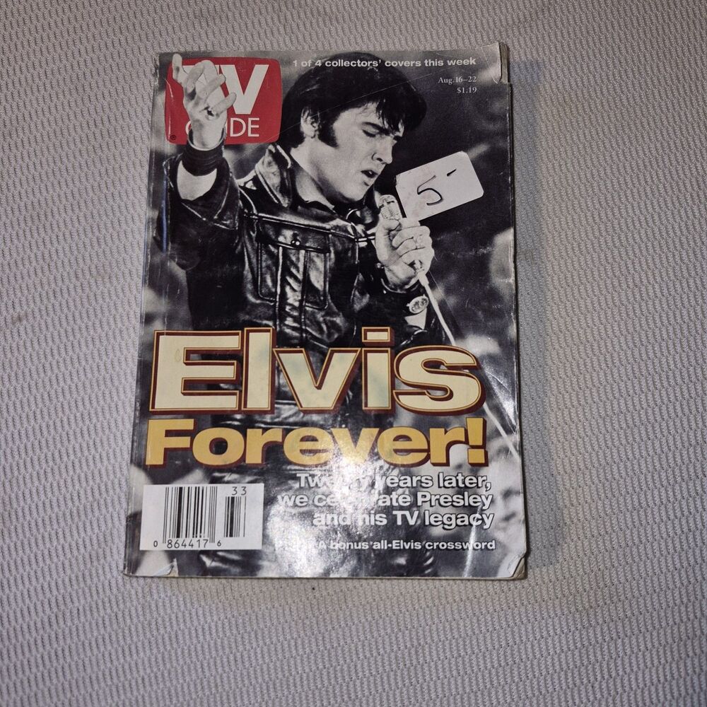 Vintage TV Guide August 16-22 1997 Elvis Forever Cover 1 Of 4